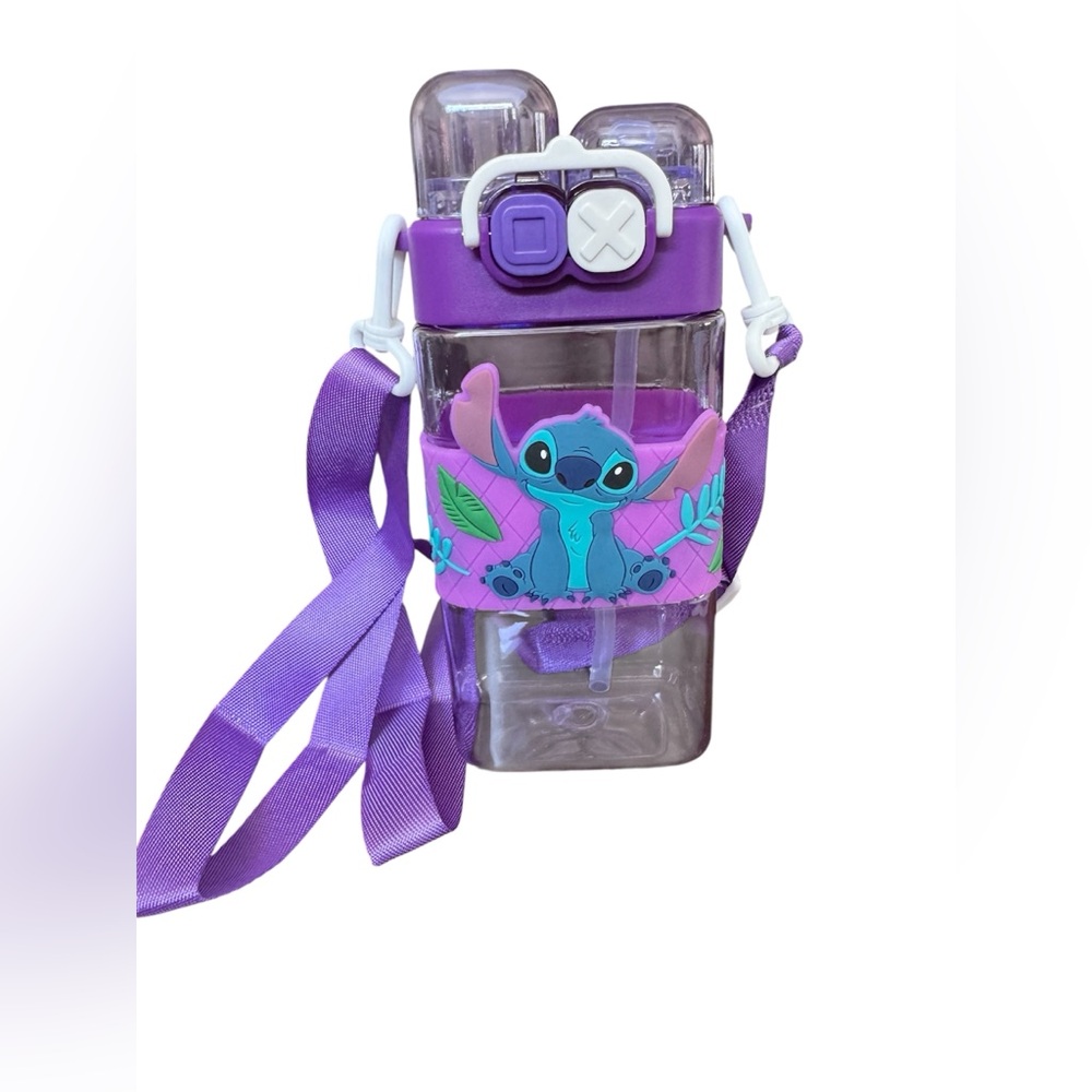 Disney Purple Stitch Water Bottle